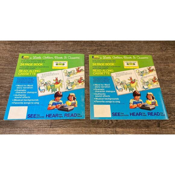 Vintage 1976 Little Golden Books & Cassette Jingle Bells 12 Days of Christmas - Picture 5 of 10